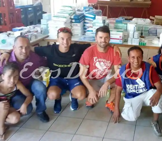 El Club Mataderos realizó colecta para el Hospital