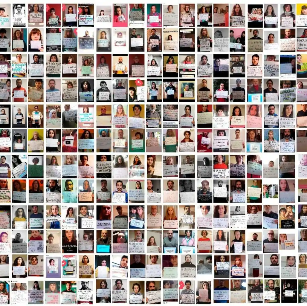 Más de 300 personas apoyaron al profesor de teatro detenido