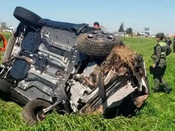 Conductor entrerriano murió en un vuelco en Santa Fe