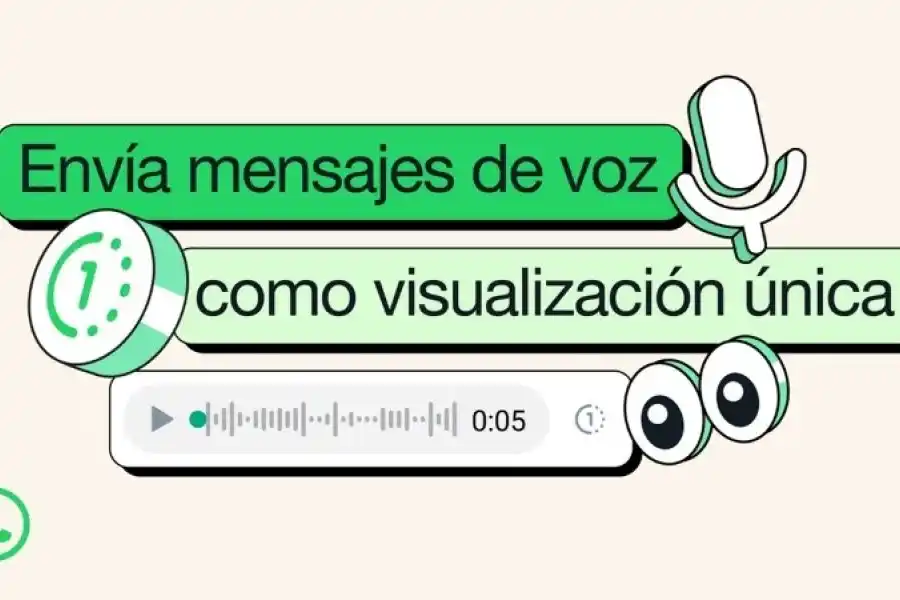 ¿Lo sabías? WhatsApp comenzó a habilitar una nueva función para enviar audios que pueden reproducirse por única vez
