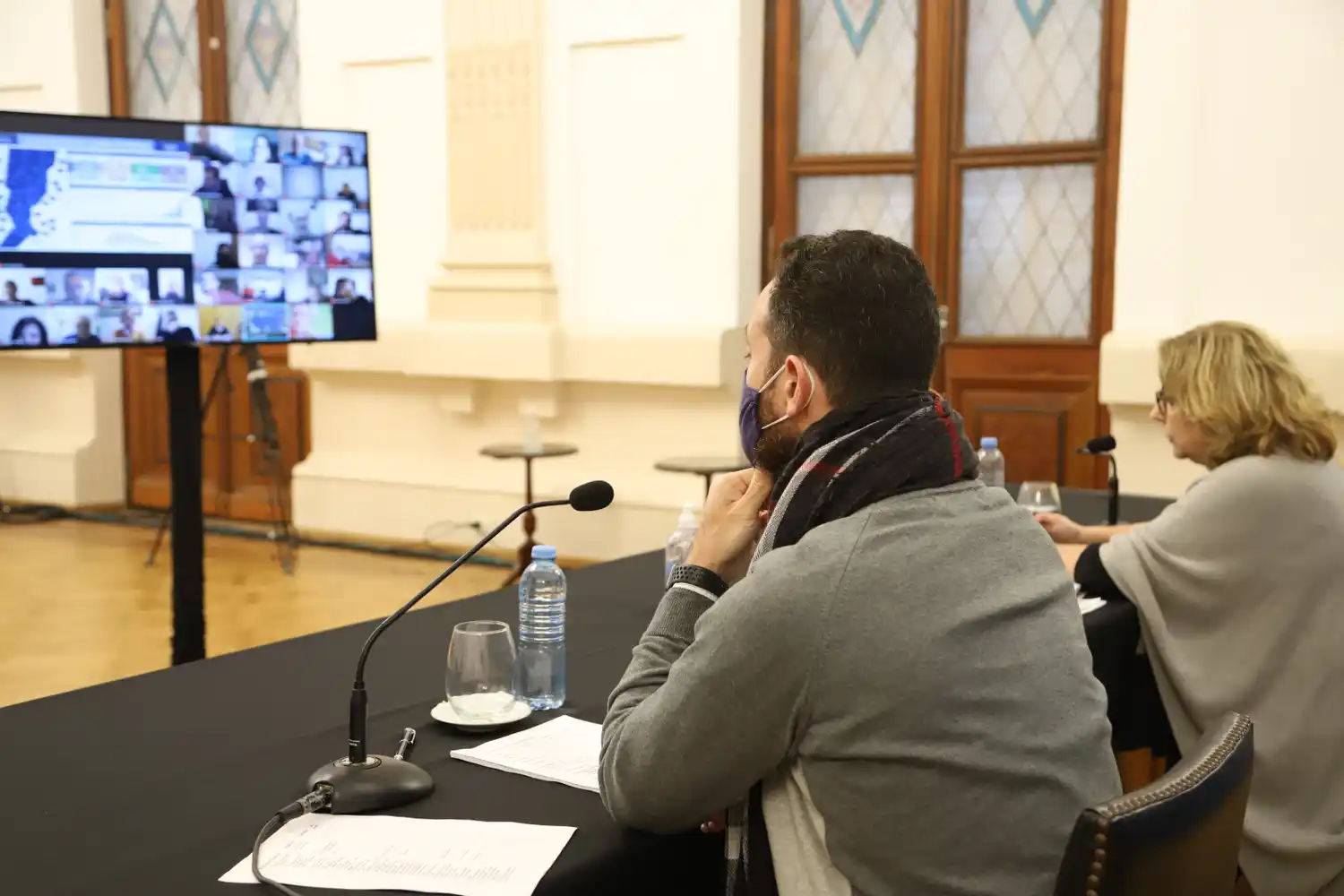 Sukerman y Martorano se reunieron con representantes gremiales de la provincia