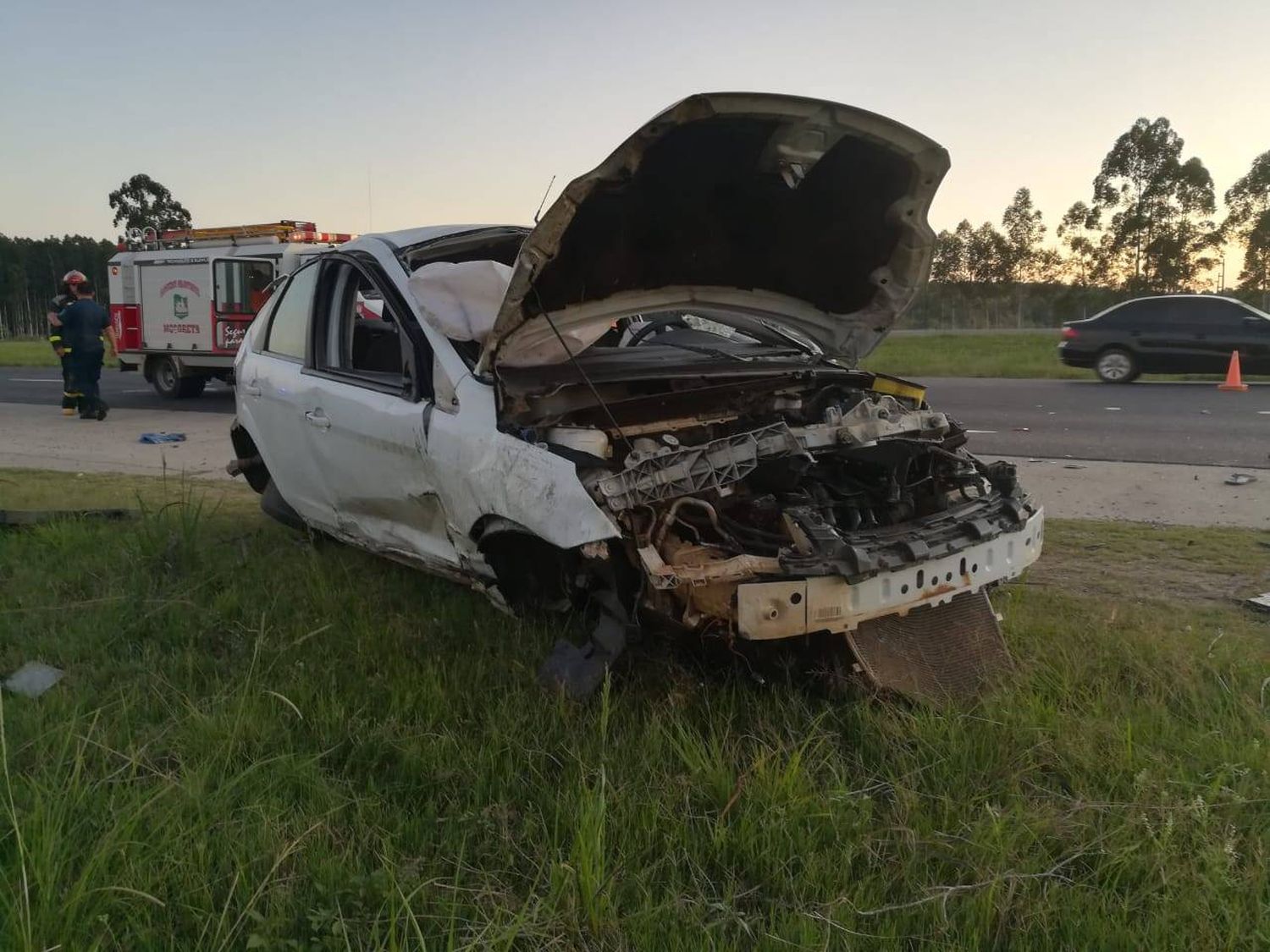 Un joven perdió la vida en un siniestro vial en uno de los accesos a Mocoretá