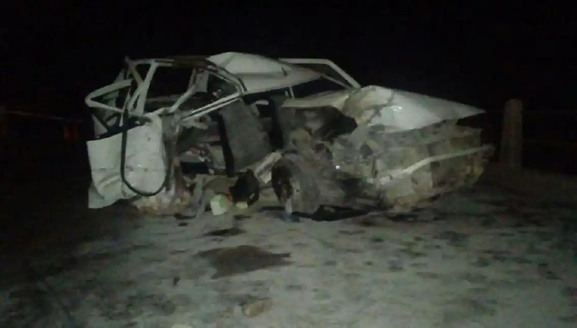 Esta madrugada se produjo un accidente de tránsito en el kilómetro 39 de la Ruta 18