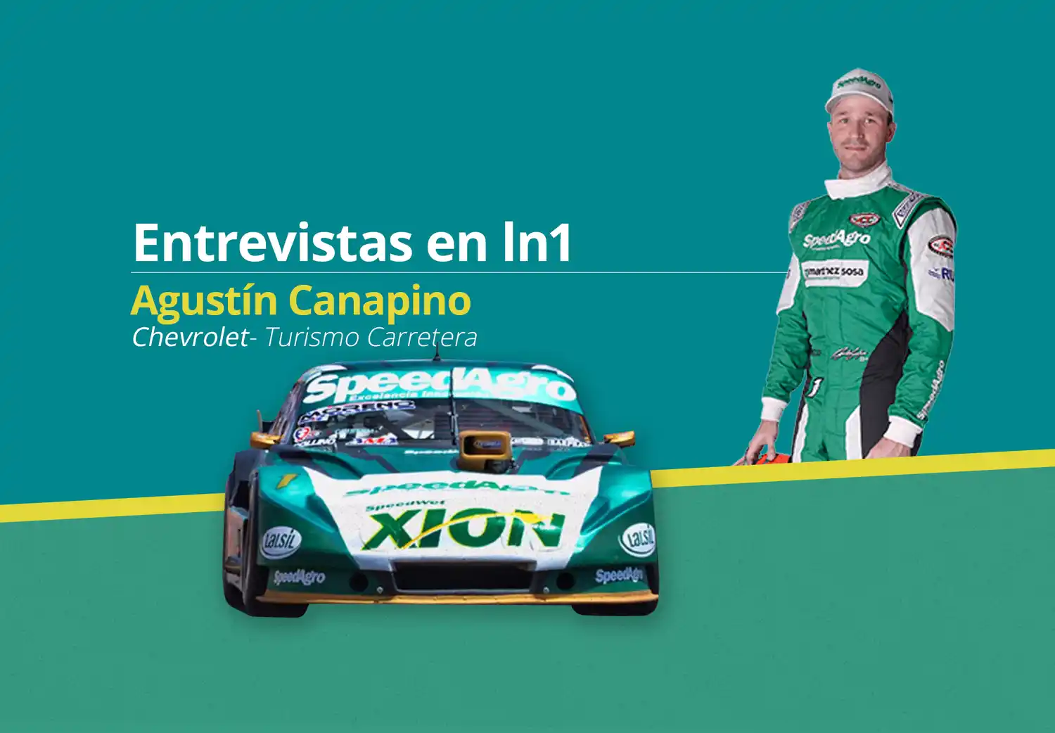 Canapino busca su tercera corona en el TC: “Defenderemos el 1 para que quede en Chevrolet hasta el final”