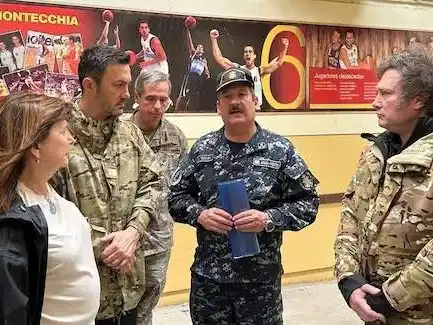 Milei, Bullrich y Petri.