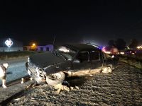 Ruta 226: fuerte choque entre una camioneta y un auto