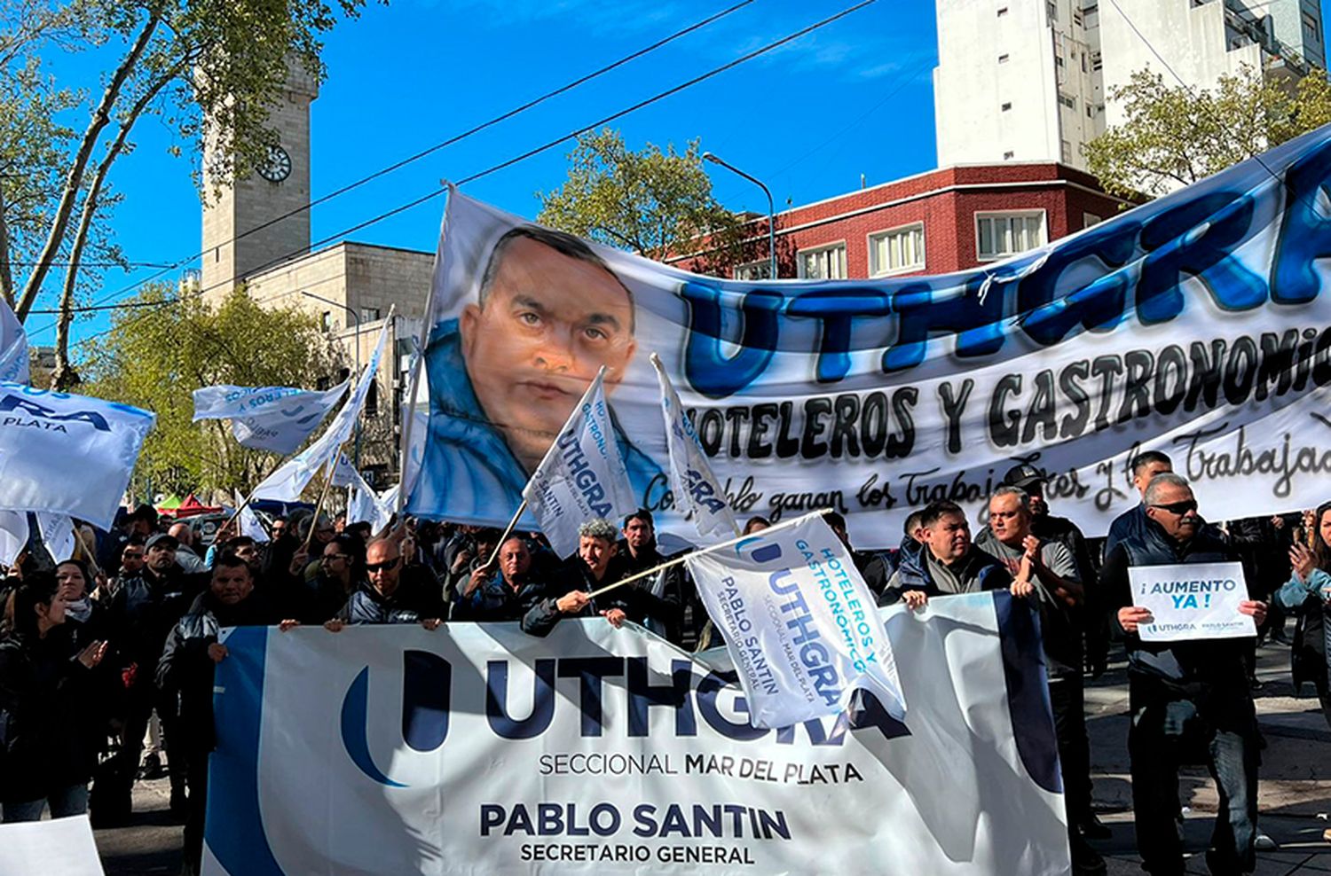 Santín retrucó a la AEHG: “No permitiremos que se toquen puestos de trabajo"