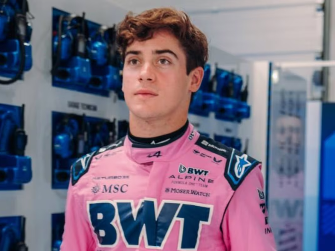 Colapinto crece en popularidad y Alpine lo aprovecha.Foto Alpine.