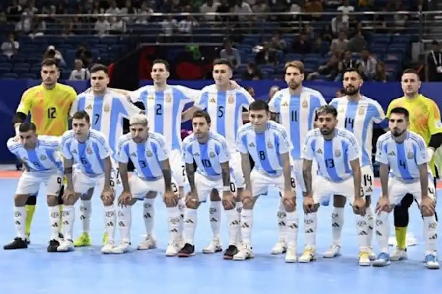 Argentina ante Croacia en el Mundial de Futsal