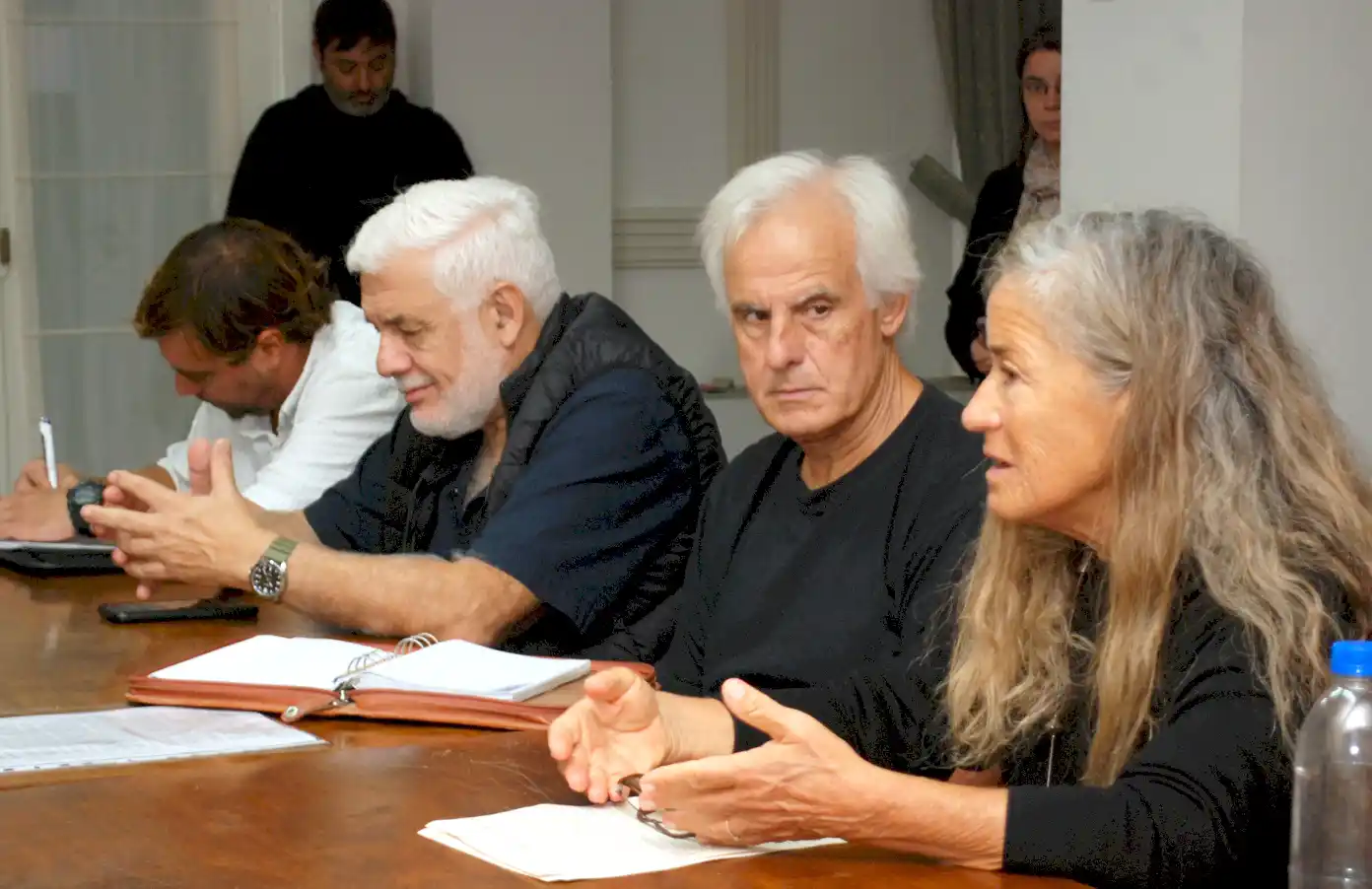 Matías Martínez, Luis Lanzavecchia, José Garcés y Susana Laborde