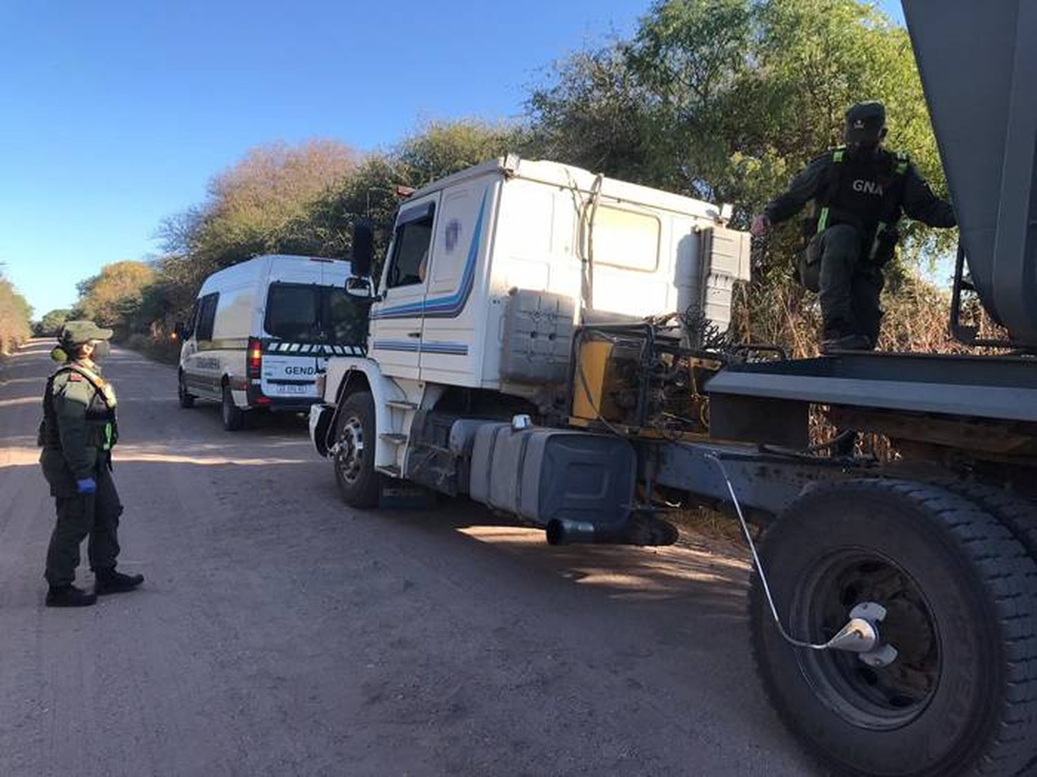 Decomisan un total de 140 toneladas de soja, maíz, carbón y leña como resultado de controles viales