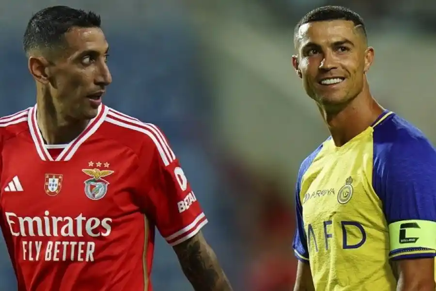 Golazo y sombrero de Di María en la cara de Cristiano Ronaldo: gran actuación del rosarino ante CR7