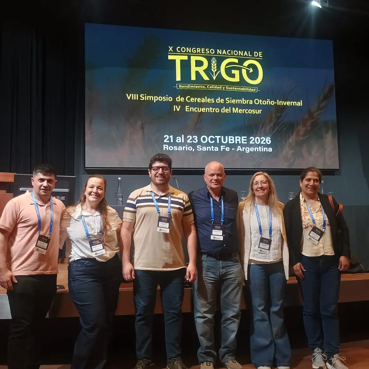 Barrow fue protagonista del Congreso Nacional de Trigo