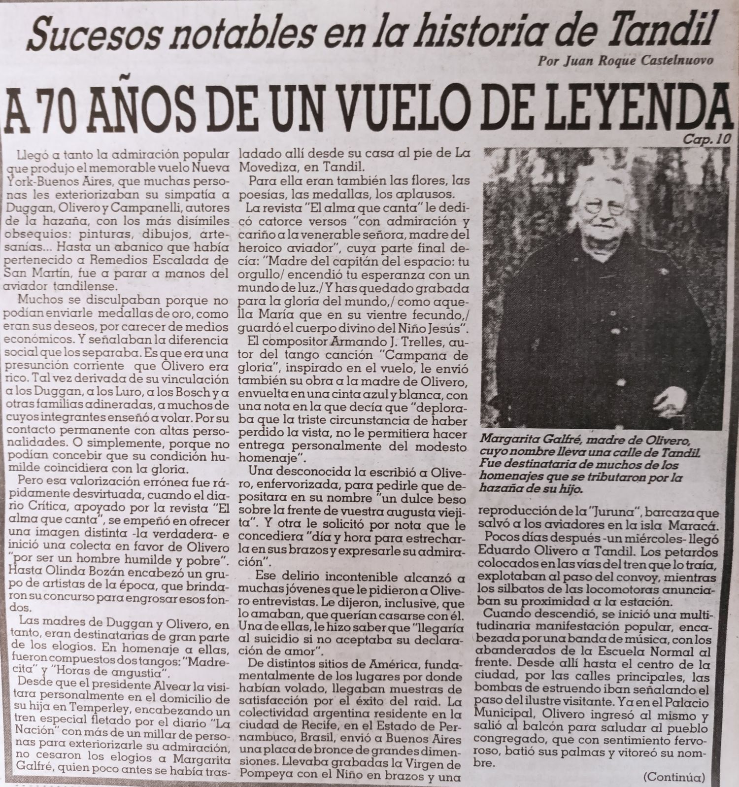 A 70 años de un vuelo de leyenda - Cap. 10.