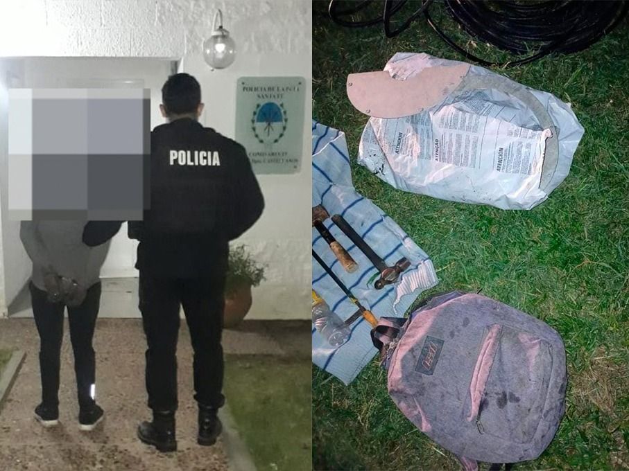 Detenido por robar cables