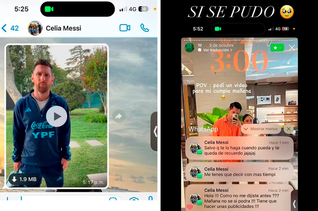 El crack del seleccionado argentino accedió a un pedido para mandarle un saludo de cumpleaños a una persona, pero se equivocó de nombre