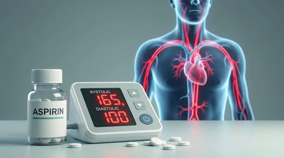La aspirina no reduce la presión arterial y Cleveland Clinic no la recomienda para tratar la hipertensión