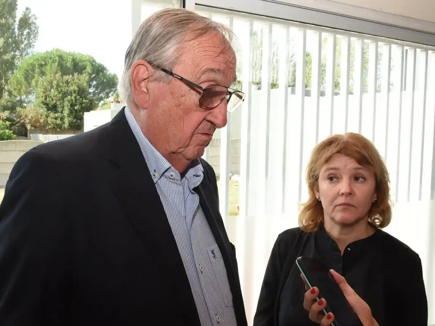 El intendente y la subsecretaria de Cultura y Educación en diálogo con El Eco de Tandil.