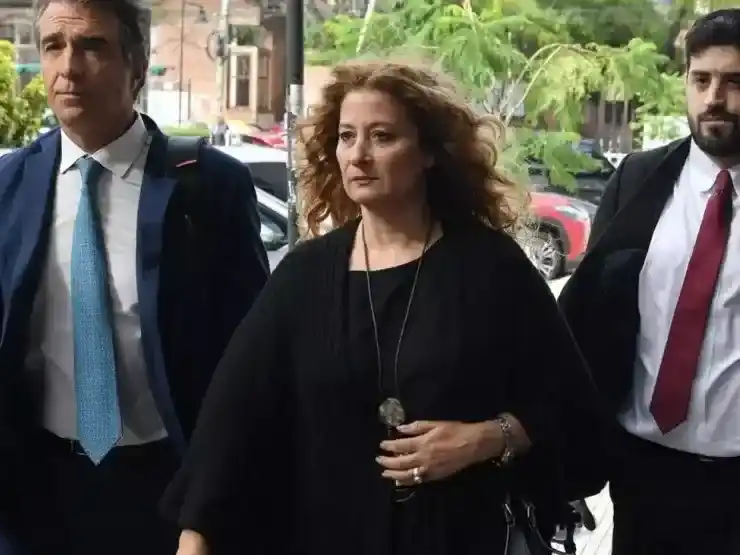 Nancy Forlini, jefa de cuidados domiciliarios de la prepaga y una de las imputadas por la muerte del exfutbolista. Foto:Infobae
