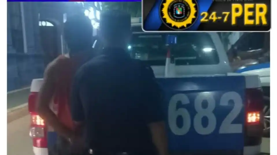 Refuerzan controles policiales en Diamante y detienen a un hombre por intento de robo en flagrancia