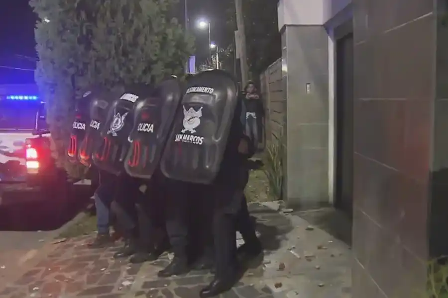 Caso Loan: trasladaron a Laudelina en medio de serios incidentes, con piedras y gases lacrimógenos