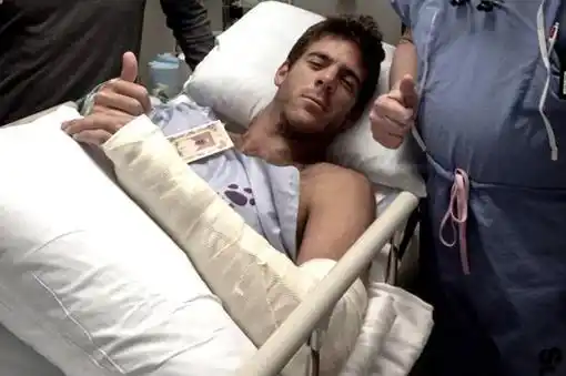 Del Potro tras su operación: "Ojalá este sea el final de la pesadilla"