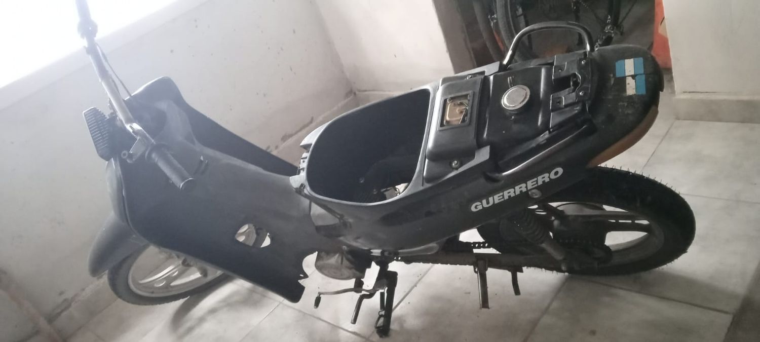El birrodado incautado por la policía.