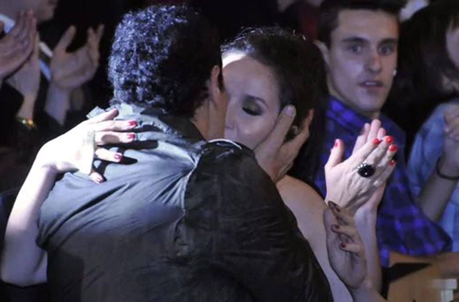 Oreiro y Mollo, acaramelados en los Premios Cóndor