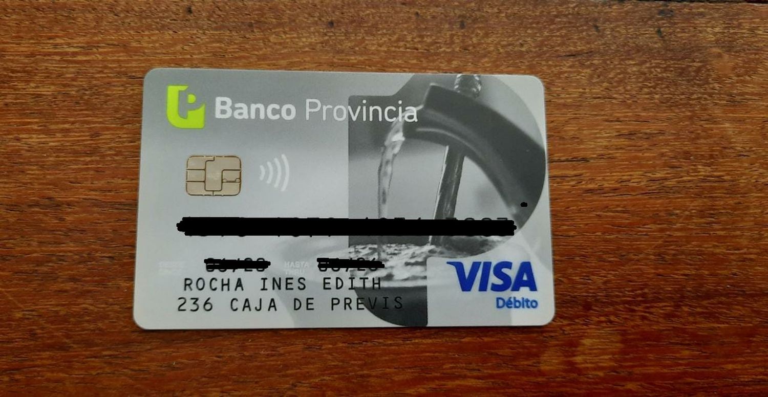 Encontraron la tarjeta de Edith