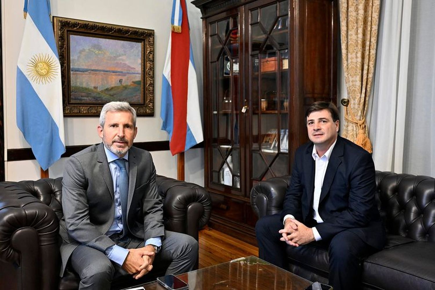 Rogelio Frigerio recibió a Francisco Morchio.