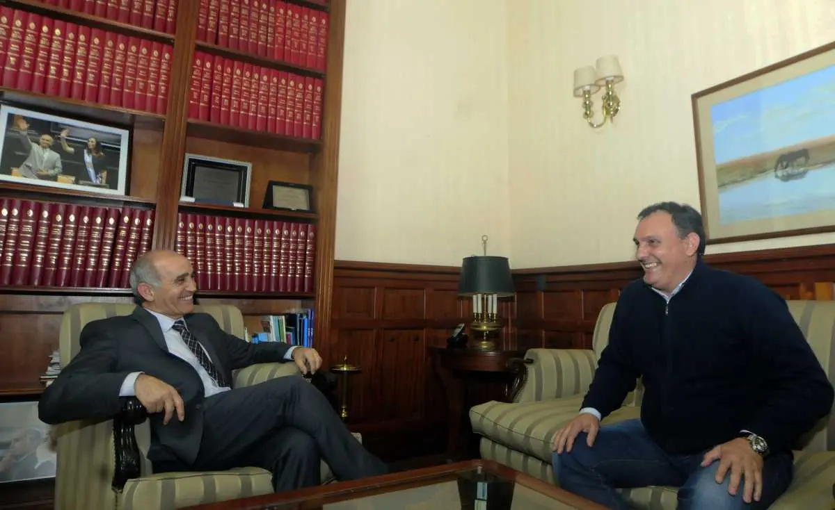 Salvador recibió al Intendente de Arrecifes Javier Olaeta