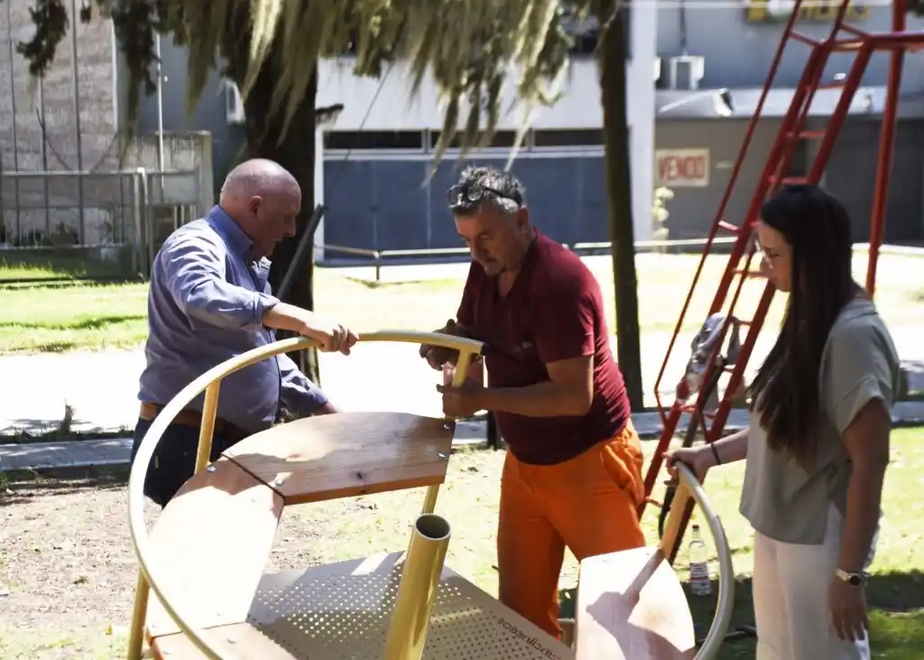 El municipio avanza con obras de mejora en espacios públicos del barrio Salto