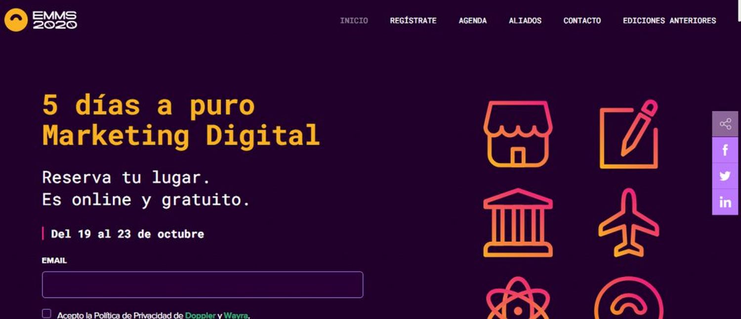 Comienza el EMMS20, 5 días a puro Marketing Digital