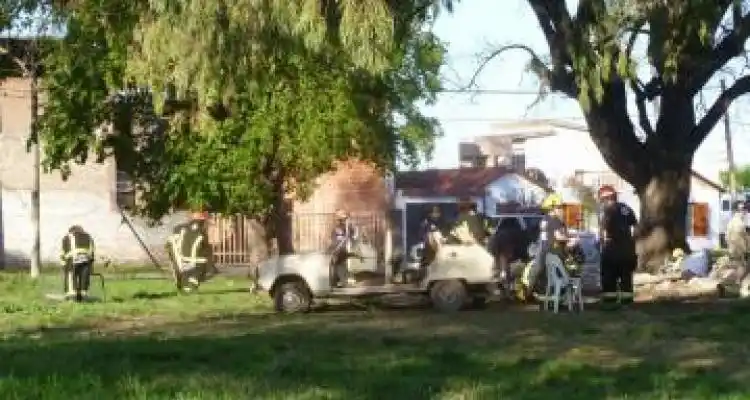 Simulacro de bomberos