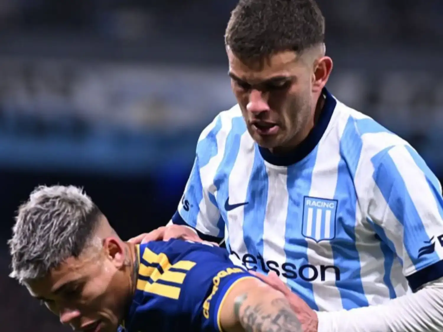 Racing y Boca igualaron 1-1 en un clásico con mucha intensidad