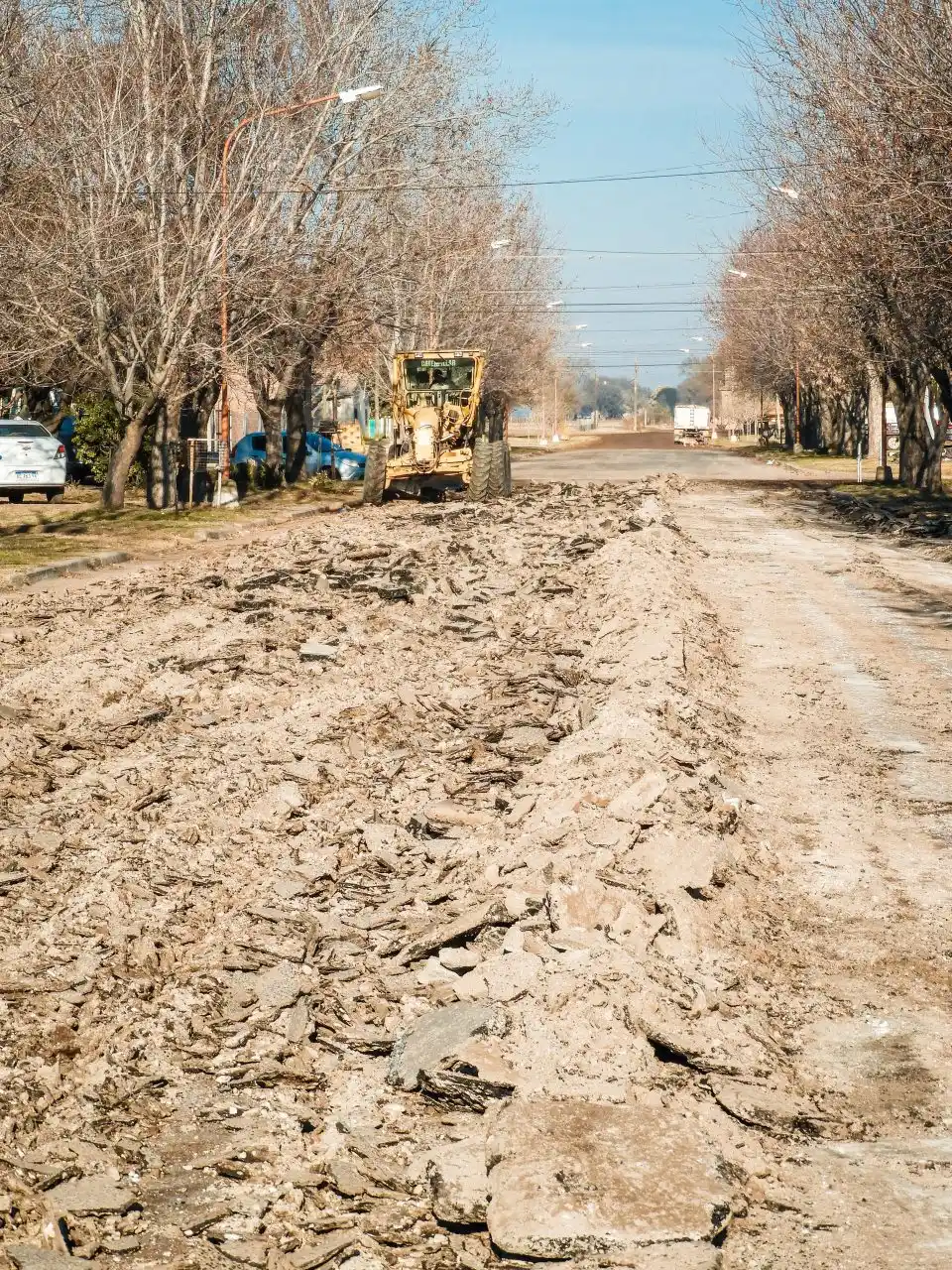 El gobierno de Teodelina continúa con su cronograma de obras viales