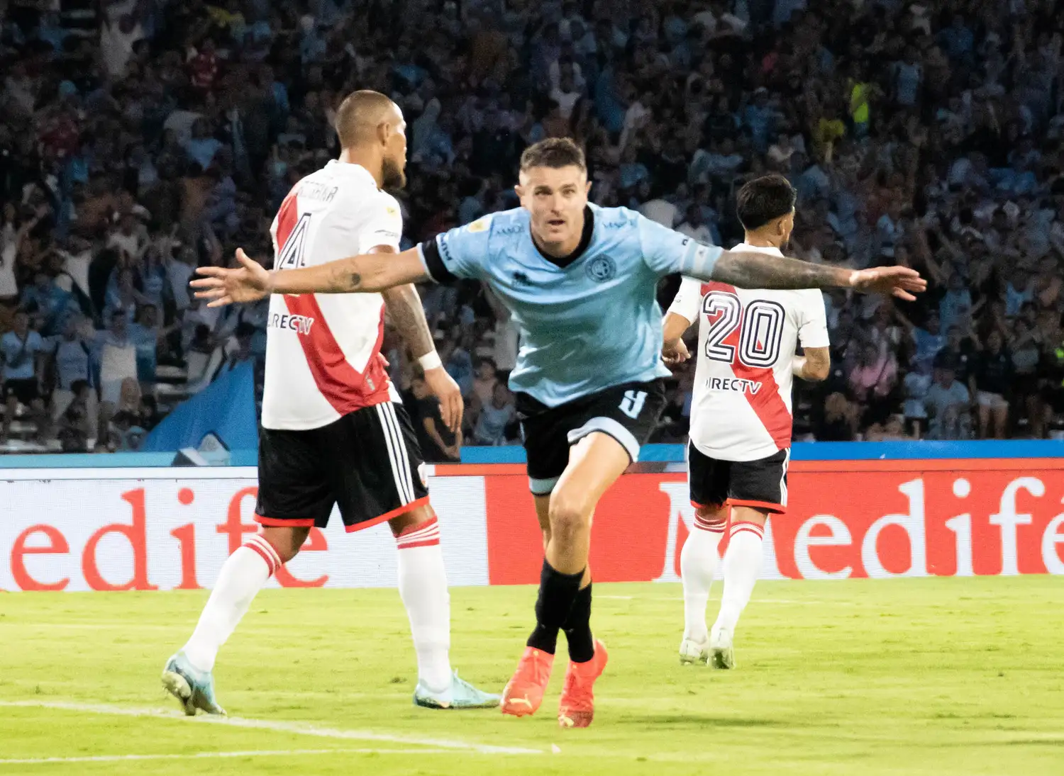 Vegetti, goleador de Belgrano.