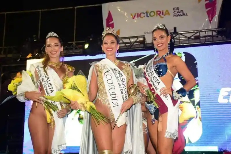 Carla María Belén Delgado elegida como Representante Provincial del Carnaval en Victoria