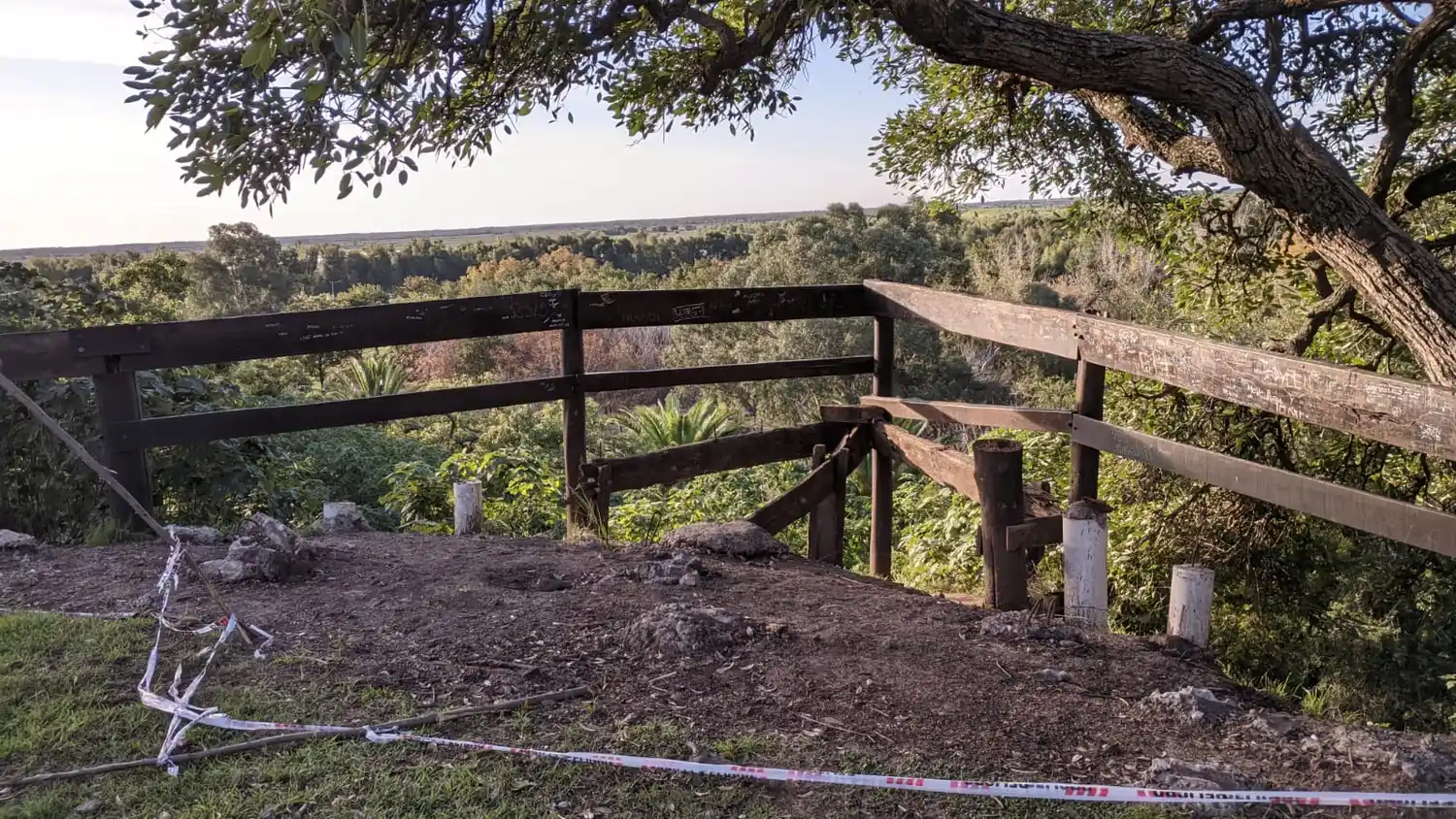 Qué pasó con el mirador: “Lo retiramos y lo vamos a restaurar”