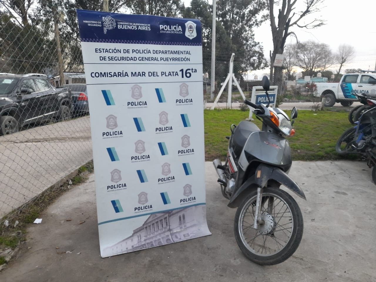 La moto había sido robada en mayo pasado.