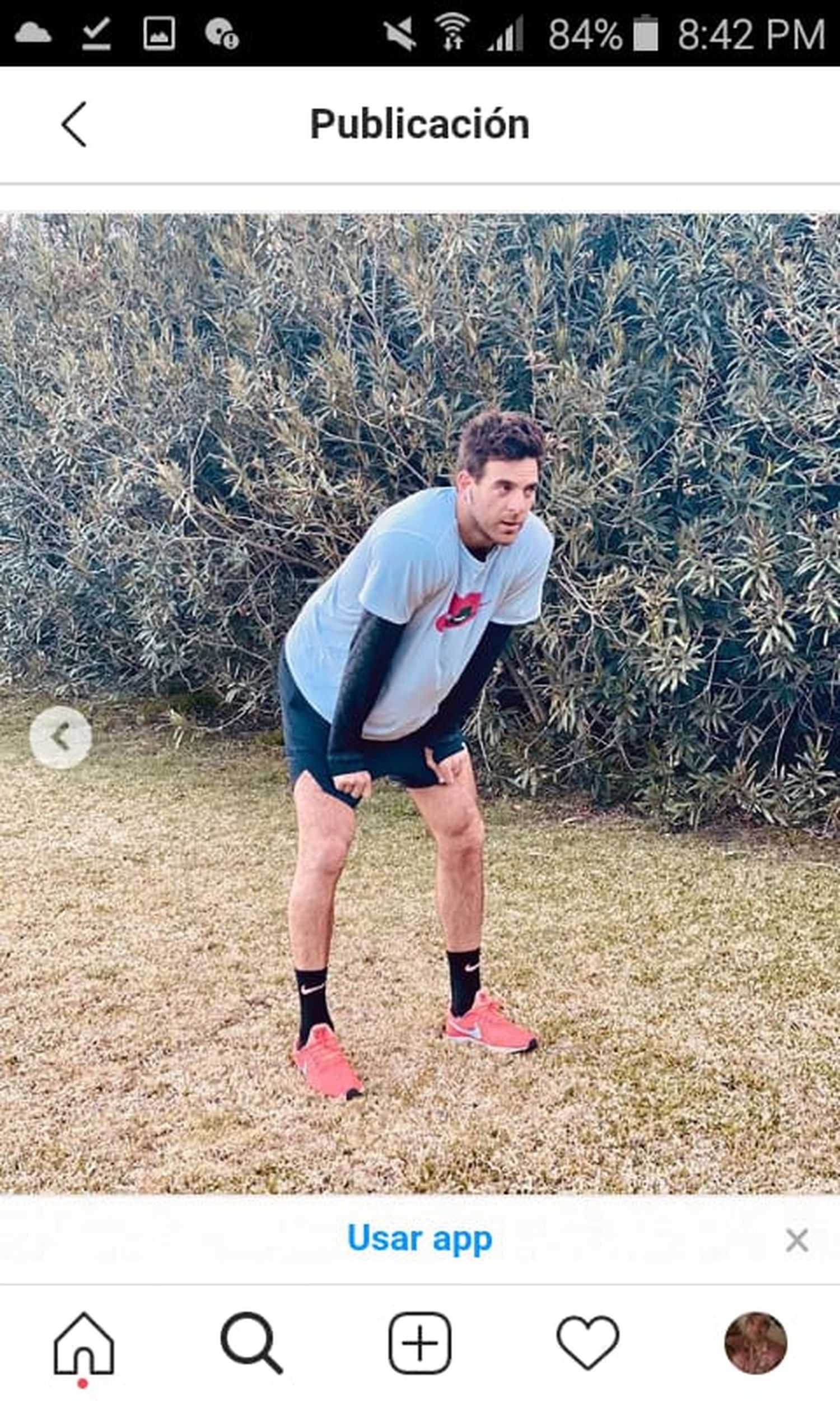 Del Potro continúa con una paulatina recuperación