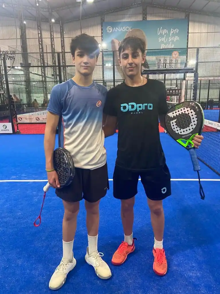 Bogarín y Conte debutaron con triunfo en Brasil.