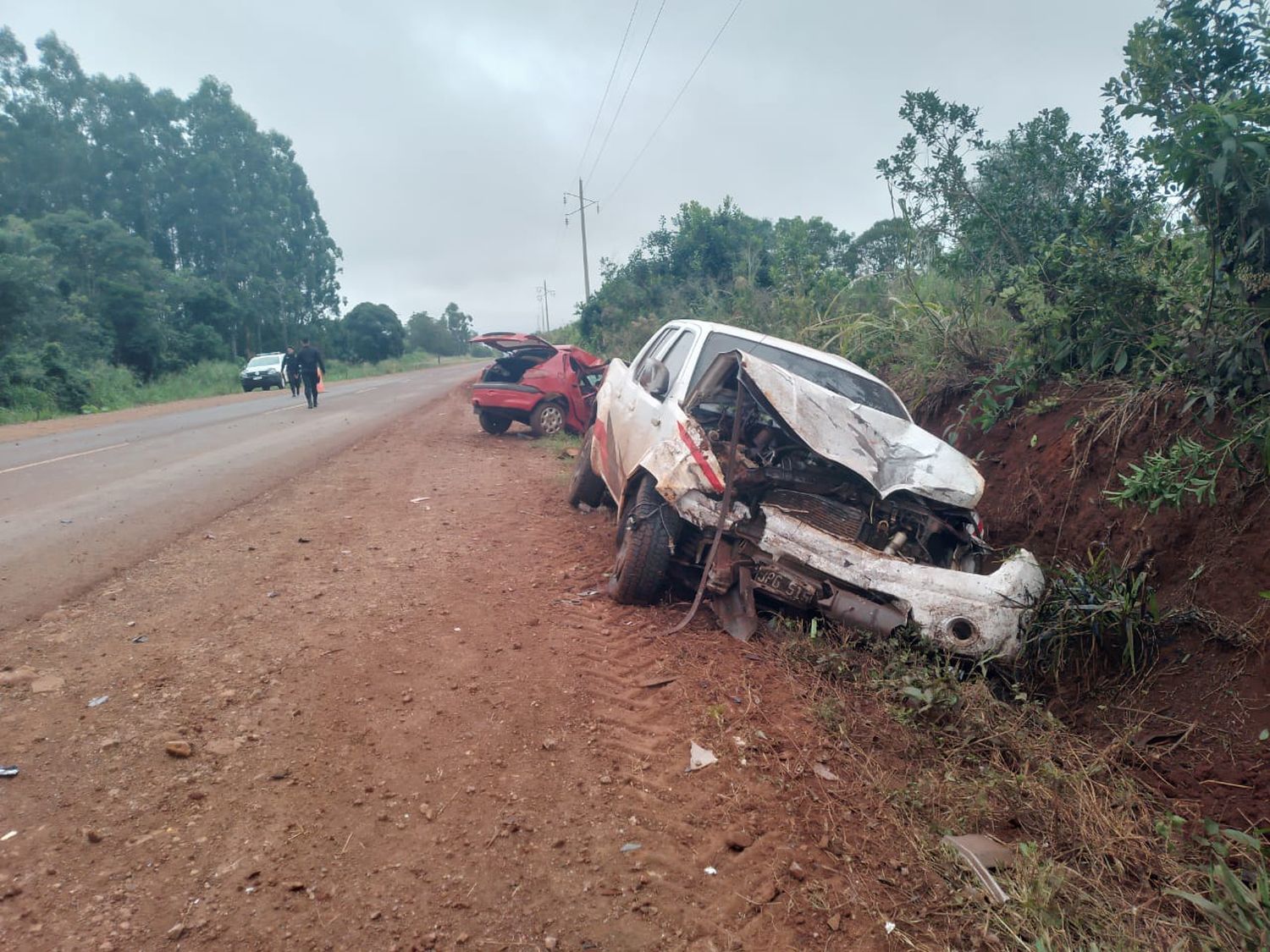 Dos fallecidos en un siniestro vial en Andresito