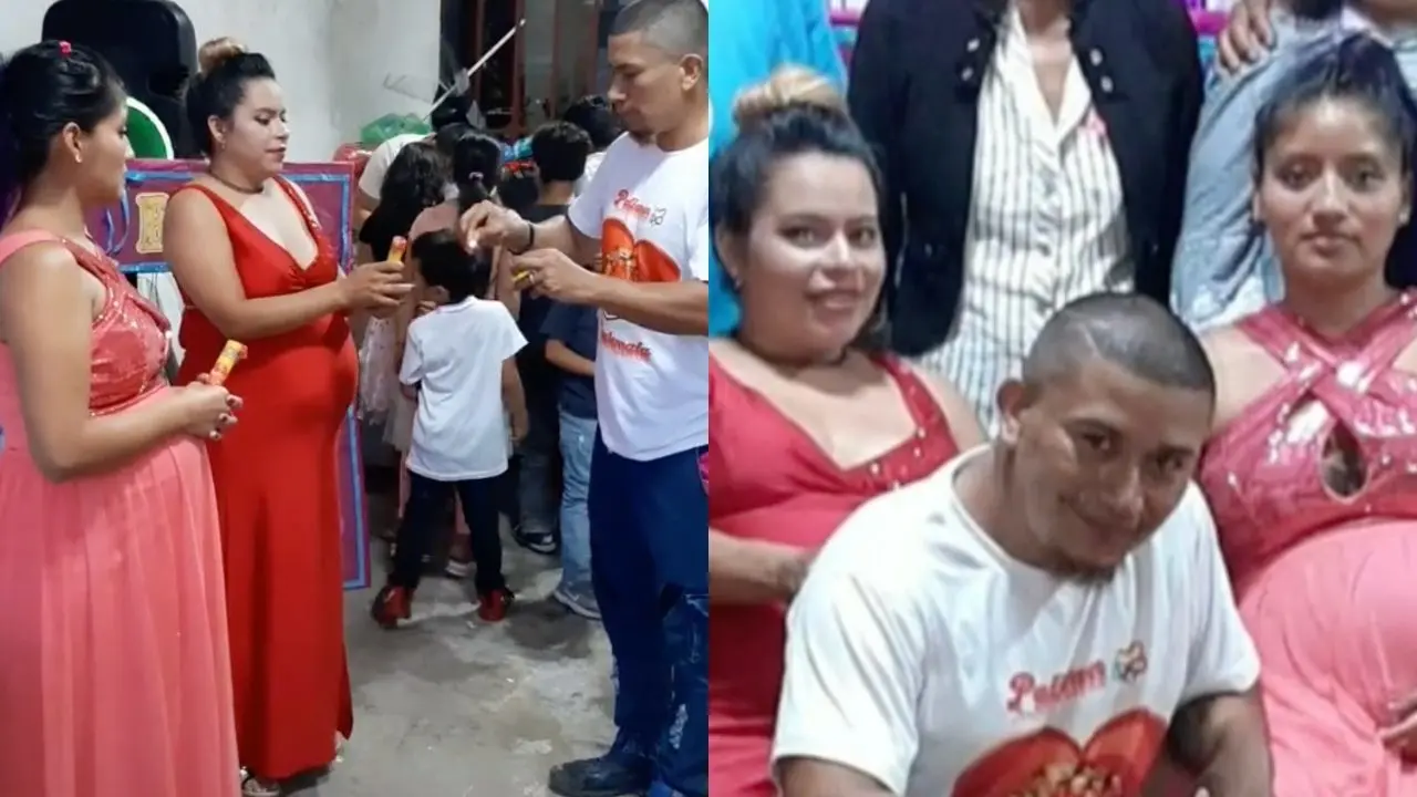 Embarazó a dos mujeres al mismo tiempo y les celebró el “baby shower” juntas