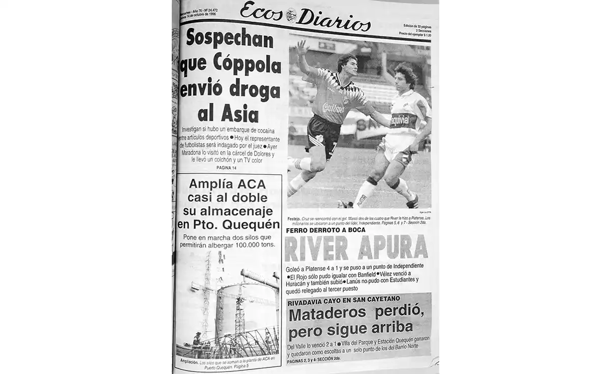 Lunes 14 de octubre de 1996