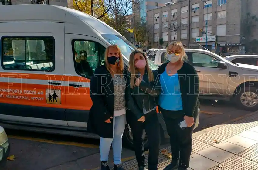 Transportistas escolares, otra vez sin trabajo: "Necesitamos comer y vivir"
