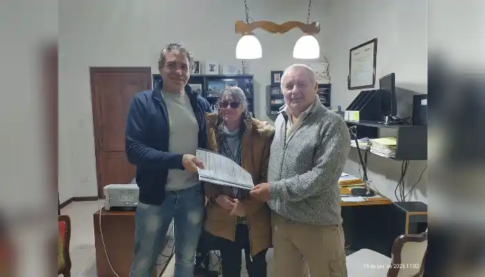 Agradecimiento: "Porque después de 15 años de trámites, pudimos terminarlos"