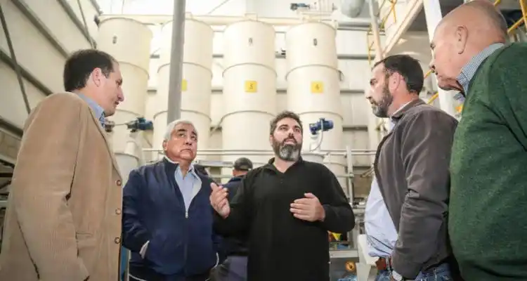 Una fábrica de harina de soja texturizada en La Celina
