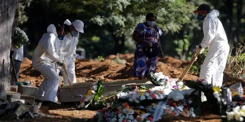Brasil supera este sábado las 100 mil  muertes por la pandemia COVID-19