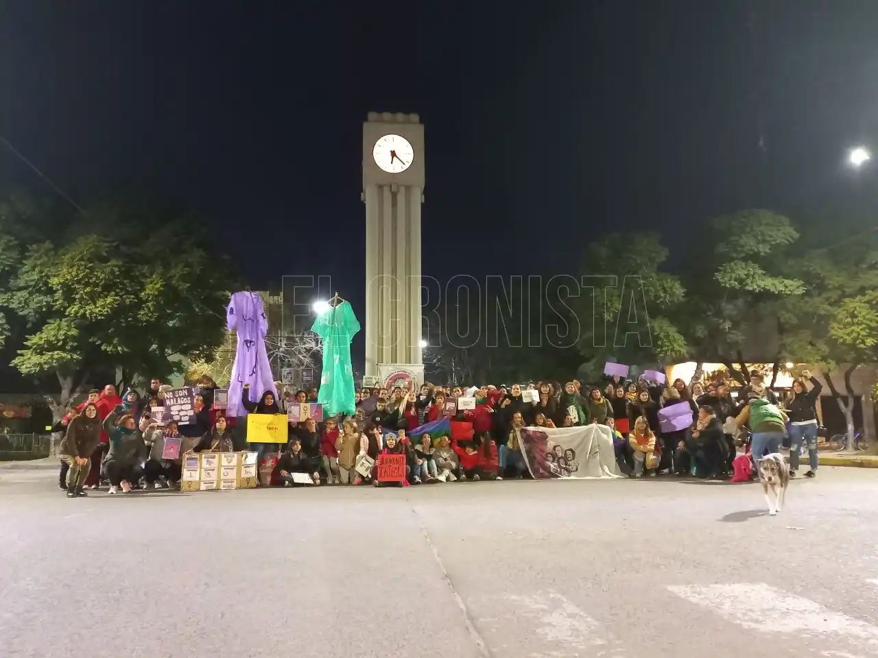 En consenso, se realizó la marcha de Ni Una Menos en Chascomús